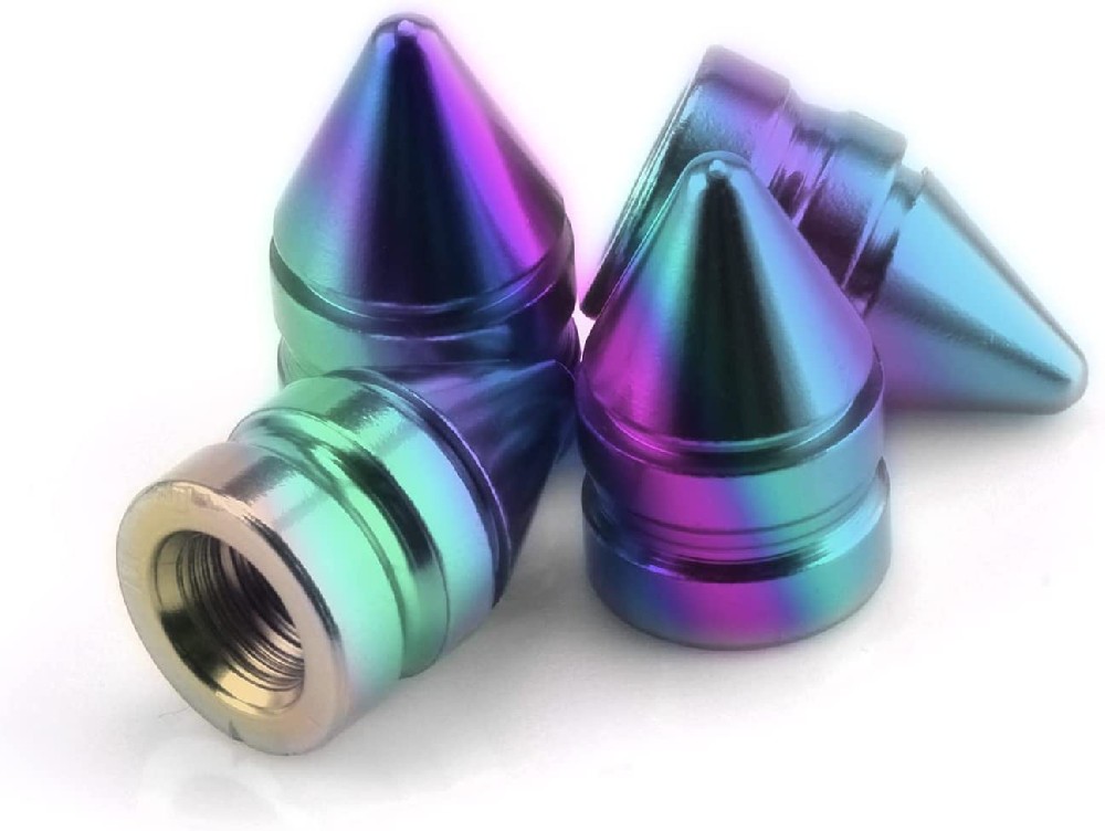 X-racing Valve Caps Colorful Spike NM-VC052