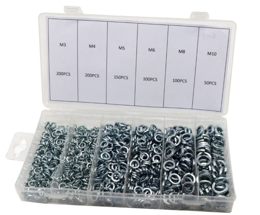 X-racing ASSORTED SPRING WASHERS KIT-800PCS NM-ASW001