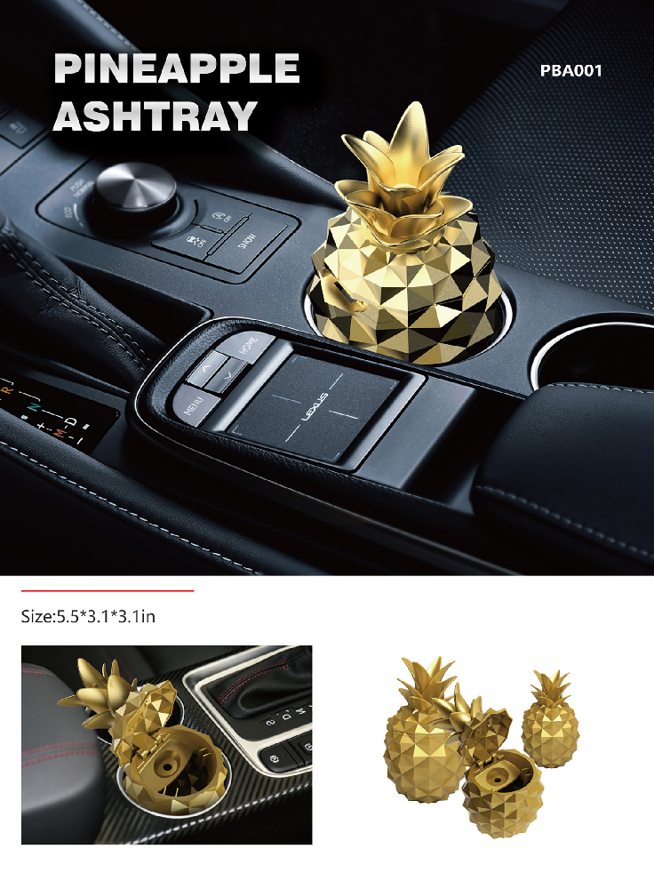X-racing  Car Pineapple  Bling Ashtray PBA001