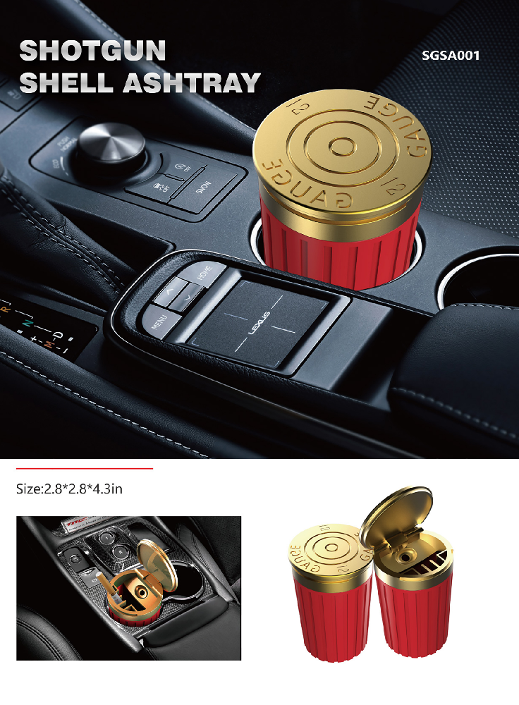 X-racing Car Shotgun Shell Ashtray SGSA001