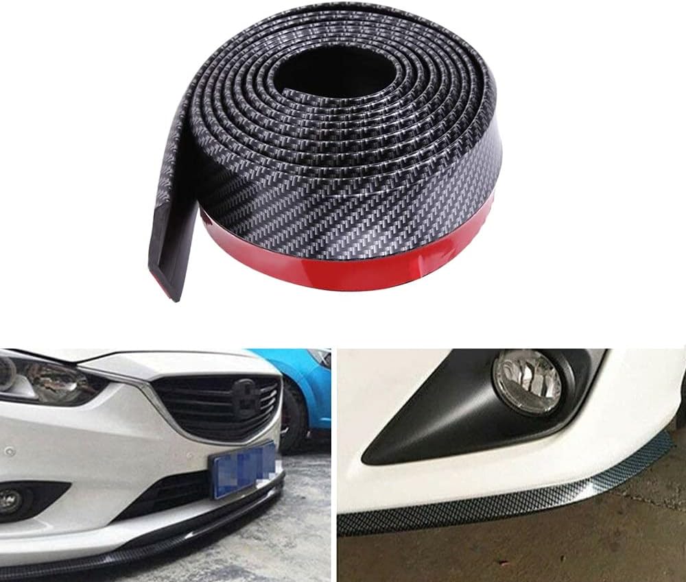 X-racing 8ft*2in Carbon Fiber Universal Front Bumper Lip NMDG-053