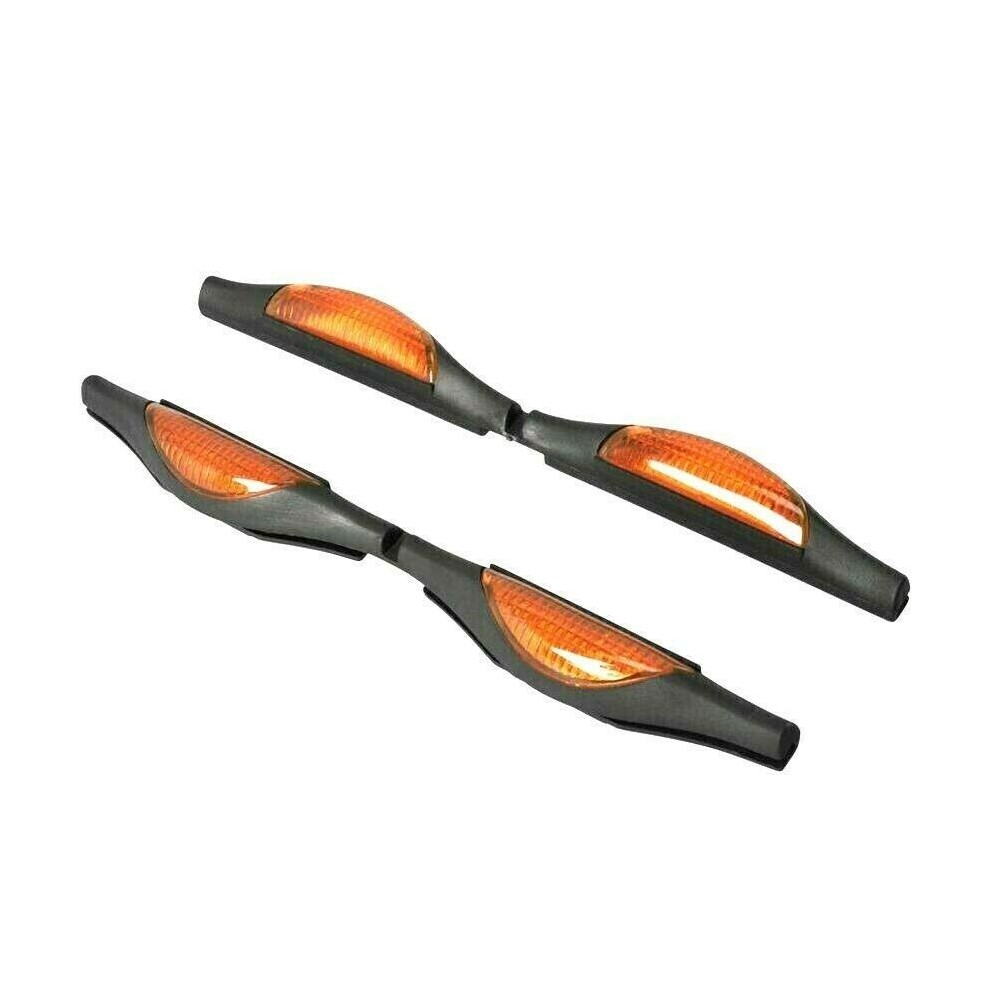 X-racing 2PC Black Reflector Door Guards NM-BPG005