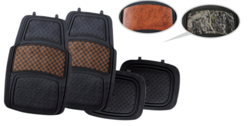 X-racing PVC 4PCS SET FLOOR MAT NM-FM8042