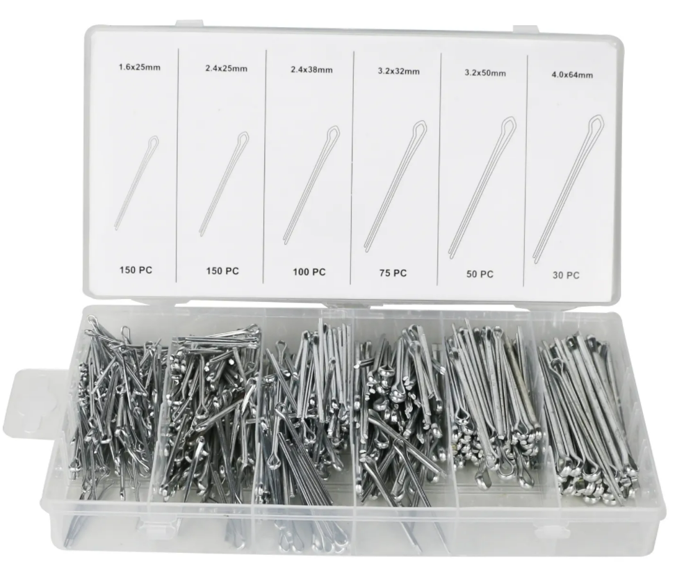 X-racing ASSORTED SPLIT PINS KIT-555PCS NM-ASP001