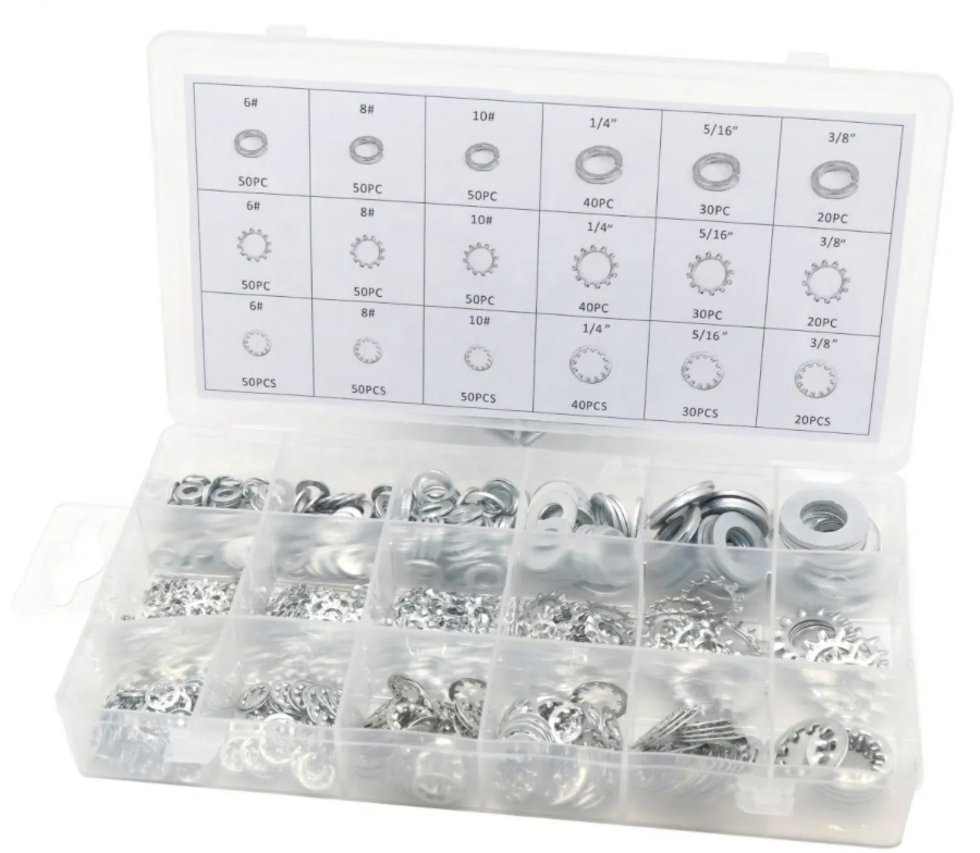 X-racing ASSORTED LOCK WASHERS KIT-720PCS NM-ALW001