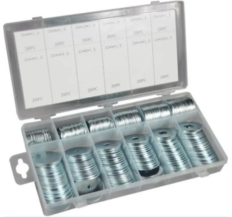 X-racing ASSORTED LARGE FLAT  WASHERS KIT-240PCS NM-ALFW001