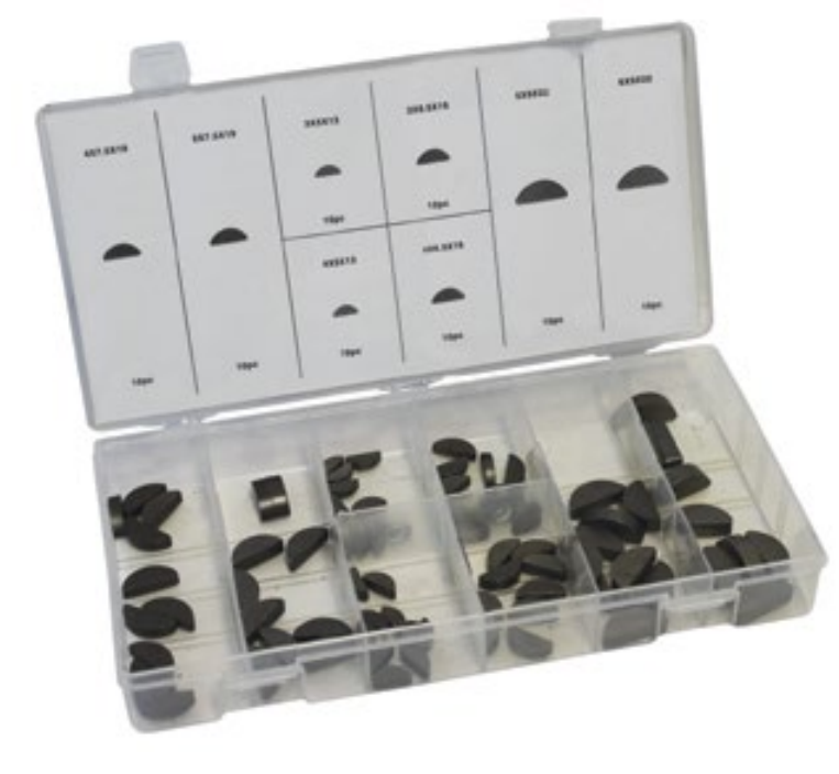 X-racing ASSORTED WOODRUFF KEYS KIT-80PCS NM-AWK001