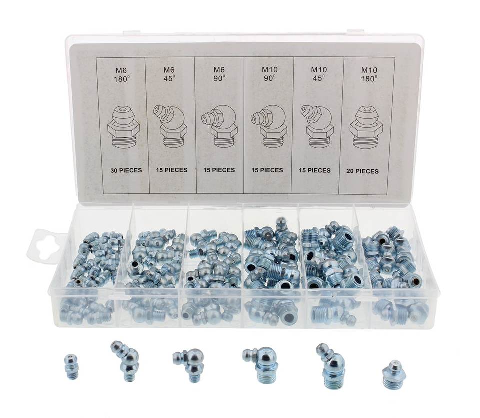 X-racing ASSORTED METRIC GREASE  NIPPLES KIT-110PCS NM-AMGN001