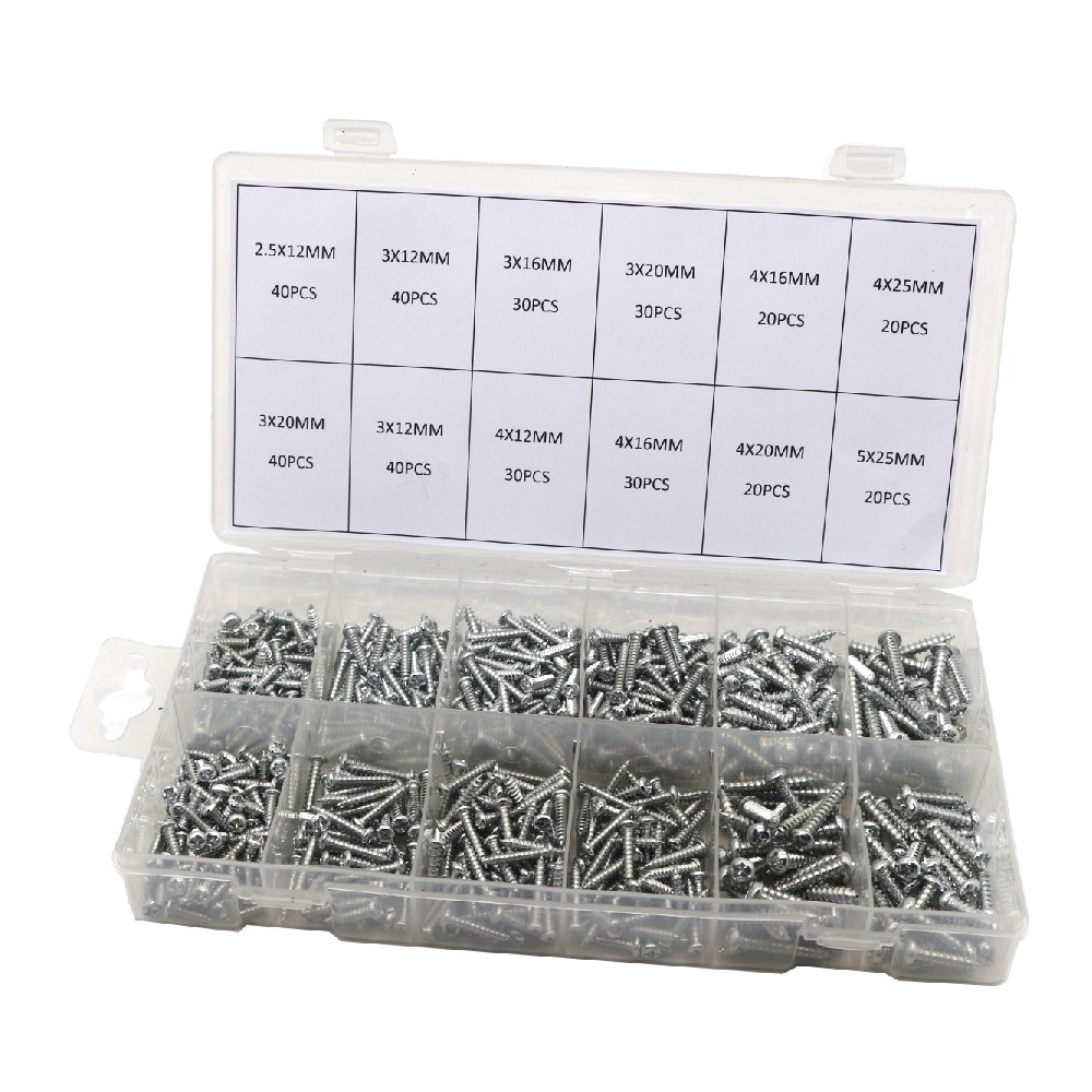 X-racing ASSORTED WOOD SCREWS KIT-360PCS NM-AWS001