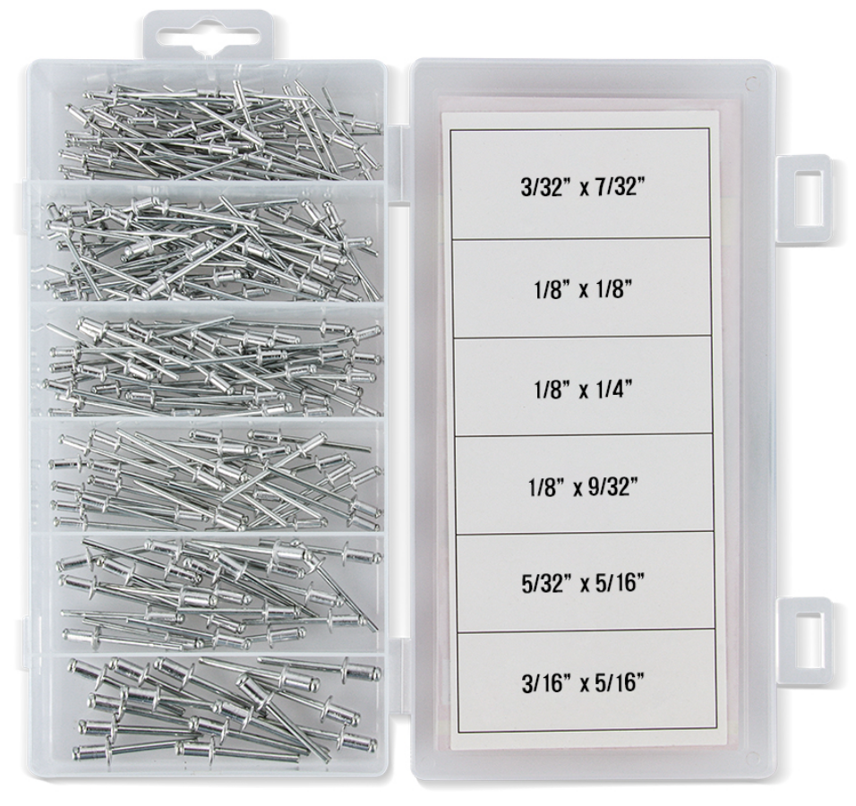 X-racing ASSORTED POP RIVETS KIT-215PCS NM-APR001