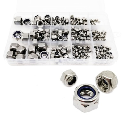 X-racing ASSORTED NYLOCK NUTS KIT-162PCS NM-ANN001