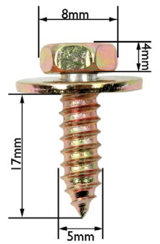 X-racing PANEL SCREWS WITH  WASHERS NM-PSW001
