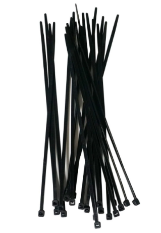 X-racing 20PCS 8" BLACK WIRE TIE NM-WT001