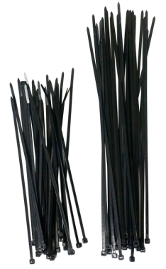 X-racing 50PCS 8"/11" BLACK WIRE TIE NM-WT004