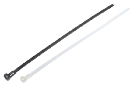 X-racing 20PCS 8" BLACK&WHITE REUSABLE WIRE TIE NM-WT018